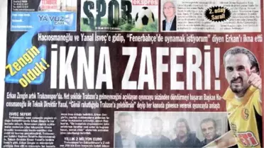 Erkan Zengin, Trabzonspor'u İkiye Böldü
