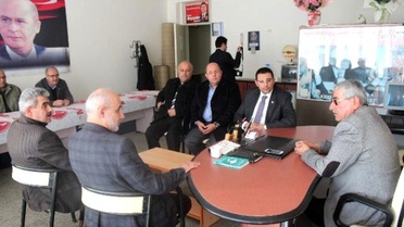 AK Parti Milletvekili Akış'tan MHP'ye Taziye Ziyareti