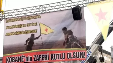 Diyarbakır'daki Kobani Kutlamasına 20 Bin Kişi Katıldı
