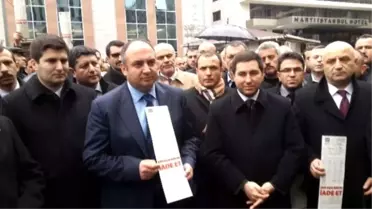 MHP'lilerden BEDAŞ Önünde Eylem
