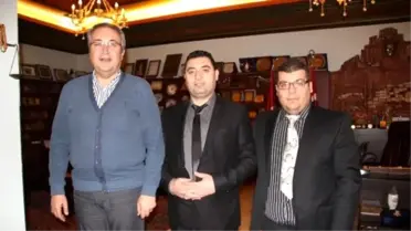 Hollanda Nevşehirliler Federasyonu Başkanı Kürk, Belediye Başkanı Ünver'i Ziyaret Etti