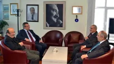 CHP'den DSP'ye Ziyaret