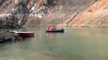 Kürtün Baraj Gölüne Sürüklenen İşçinin Aranmasına Ara Verildi