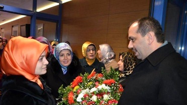 Trabzon'da Muhammet Balta Vekil Gibi Karşılandı