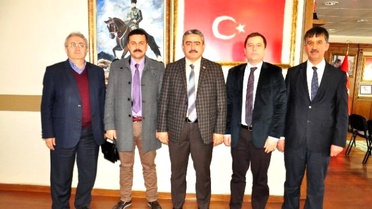 Adü Kuyucak Myo Yeni Yönetimi Başkan Alıcık'ı Ziyaret Etti