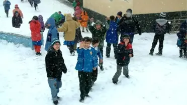 Ordu'da Eğitime Kar Engeli