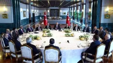 Cumhurbaşkanlığı Sarayı'nda 'Başkanlık' Sofrası