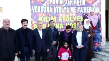 Gürpınar'da Kilim Atölyesi Açılışı