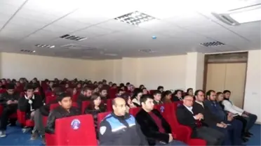 Korkuteli Emniyeti'nden Öğrencilere Madde Bağımlılığı Semineri