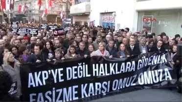 Beyoğlu'nda 'İç Güvenlik Yasa Tasarısı' Protestosu