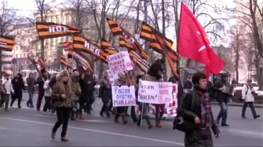 Ukrayna'daki 'Meydan' Olayları, Birinci Yıl Dönümünde Protesto Edildi