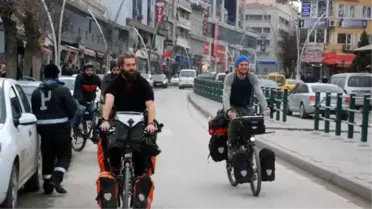İngiltere'den Tokat'a Bisikletle 222 Günde Geldiler