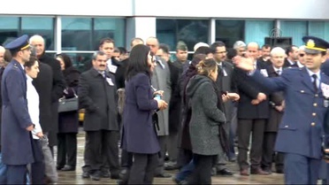 Şehit Pilotların Naaşı Memleketlerine Gönderildi (1)