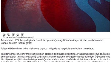 Trabzonspor, İtalya'da Prestij Peşinde