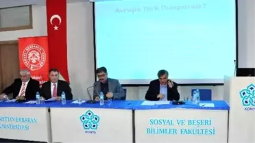 Neü' Avrupa Türk Diasporası ve Bölgesel Kalkınmalara Katkısı Konulu Panel