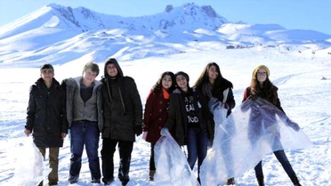 Erciyes'te Naylonlu Kayak
