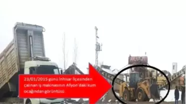 İş Makinesi Hırsızlığı Güvenlik Kamerasında