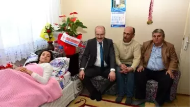 Başkan Kafaoğlu'ndan Kaza Geçiren Sporcuya Ziyaret