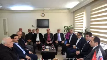 Rektör Alkan'dan AK Parti ve Sendikalara Ziyaret