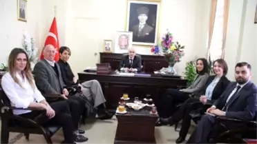 Türkiye Milli Olimpiyat Komitesi Heyeti Vali Odabaş'ı Ziyaret Etti