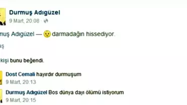 Facebook'ta 'Ölümü İstiyorum' Diye Yazan Genç, Kazada Öldü