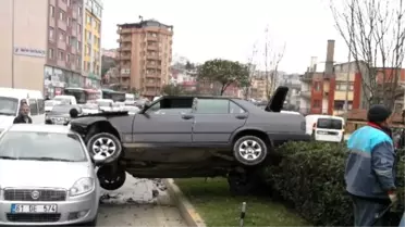 Trabzon'da İlginç Kaza