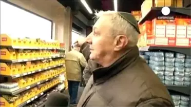 Paris'te Saldırıya Uğrayan Koşer Market Yeniden Açıldı