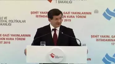 Davutoğlu: 'Her İstihdam Bir Eve Büyük Mutluluk Getirir'