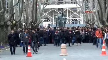 İü Rektör Adayı Tükel İçin Destek Yürüyüşü