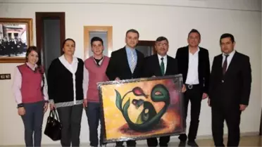 Öğretmen ve Öğrencilerden Belediye Başkanı Akdoğan'a Teşekkür
