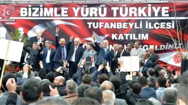 Tufanbeyli'de MHP'ye Katılım
