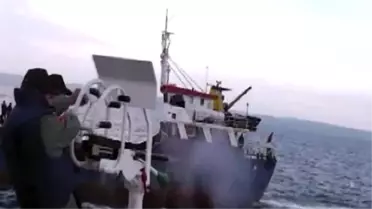 Operasyon Yapılan Kaçak Göçmen Gemisinin Yeni Görüntüleri Ortaya Çıktı