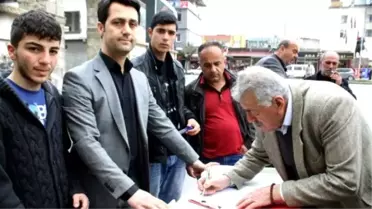 Erzinliler Osmaniye'ye Bağlanmak İçin İmza Kampanyası Başlattı
