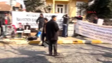 Tacikistan Başkonsolosluğu Önünde Kuvatov Protestosu