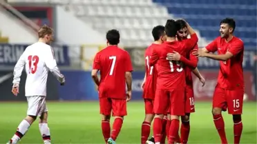 Türkiye Ümit Milli Futbol Takımı, Danimarka'yı 2-0 ile Geçti