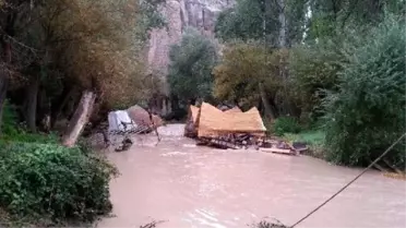 Sel Suları Ihlara Vadisi'nde Turistik Tesisleri Tahrip Etti