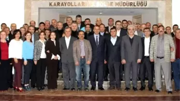 Karayollarında Tayin Olan Personele Veda Yemeği Düzenlendi