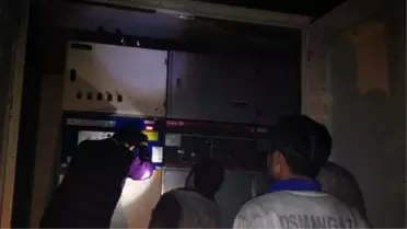 Pazarlar'da Elektrik Trafosunda Yangın Çıktı