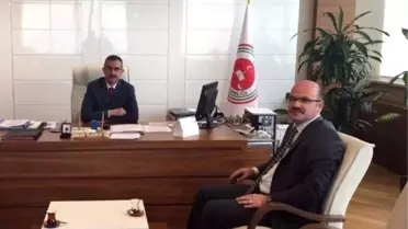 İskenderoğlu'ndan Başsavcı Akçıl ve Adalet Komisyonu Başkanı Taşkaya'ya Taziye Ziyareti