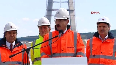 3. Köprüde 'İlk Kaynak' Töreni