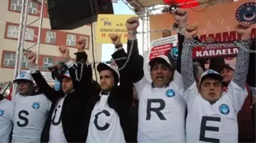 Türkiye Kamu-sen'den 'Ek Zammımı Unutma, İş Güvenceme Dokunma' Mitingi