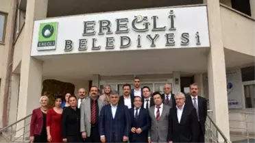 Adana'daki Ereğlililerden Başkan Özgüven'e Ziyaret