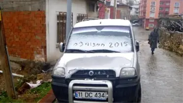 Bilecik'te Kar Yağışı Yüksek Kesimleri Beyaza Bürüdü