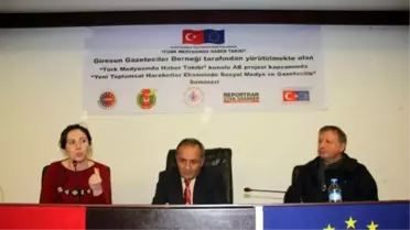 Giresun'da Türk Medyasında Haber Takibi Semineri
