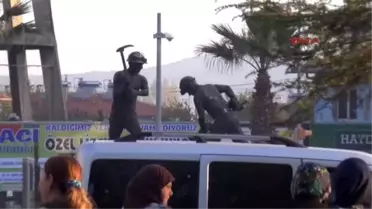 Manisa Madenci Yakınları Soma Davası İçin Akhisar Yolunda