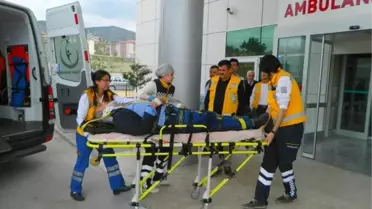 Yoldaki tavukları ezmemek için jipi devirdi: 2 yaralı