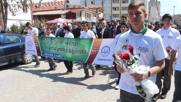 Beyşehir'de Kutlu Doğum Yürüyüşü Gerçekleştirildi