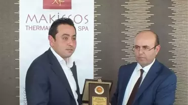 Tso'dan İş Adamı Oğuz Altın'a Plaket