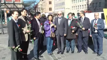 Kutlu Doğum Haftası Nedeniyle Nürnberg Güllerle Donandı