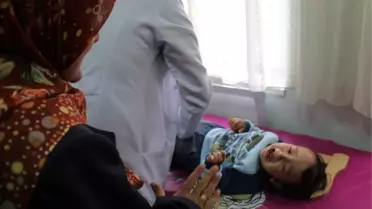 Elazığ'da Çocuklara Aşı Yapıldı
